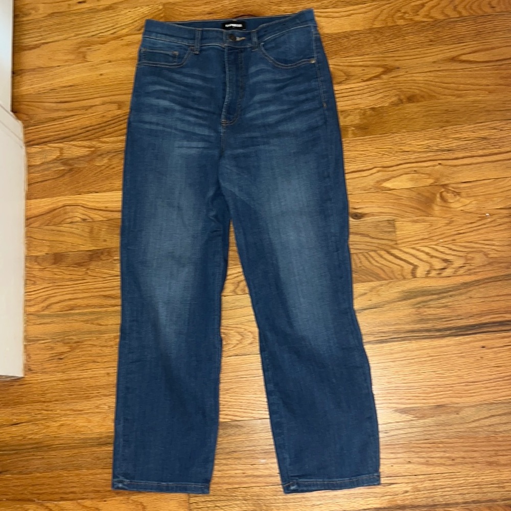 Express Straight Super High Rise Jean